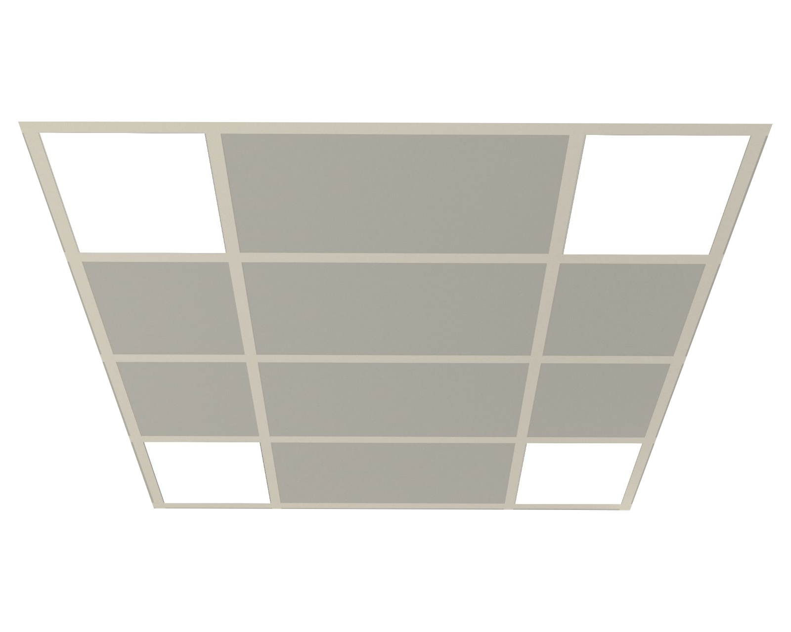 Grid Modular Ceiling (Non-Walkable)